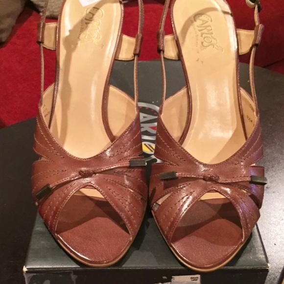 Carlos Santana Sunny Tawny Heels Sz 9.5 NWB - Picture 2 of 6